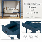Narrow Console Table(Navy)