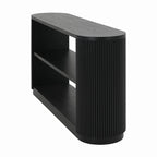 58.9 Modern Entryway Console Table, Slim Sofa Table with Open Shelf for Multi-Functional Use