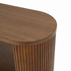 58.9 Modern Entryway Console Table, Slim Sofa Table with Open Shelf for Multi-Functional Use