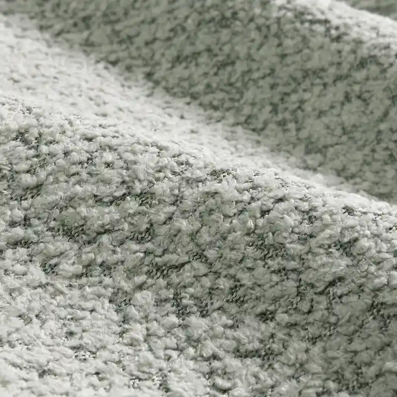 100 L-Shaped Sofa Boucle Fabric Couch with Movable Ottoman