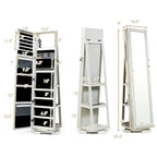 Armoire Jewelry Cabinet Standing Jewelry Organizer