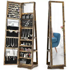 Armoire Jewelry Cabinet Standing Jewelry Organizer