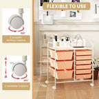 9 Drawer Rolling Storage Cart Mobile Drawer Carts Utility Cart