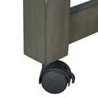 Extendable Kitchen Island With Storage(no include stool)
