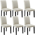 Upholstered Dining Chairs Set of 2/4/6, Fabric Dining Room Kitchen Side Chair, Parson Dining Chairs