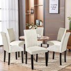 Upholstered Dining Chairs Set of 2/4/6, Fabric Dining Room Kitchen Side Chair, Parson Dining Chairs