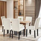 Upholstered Dining Chairs Set of 2/4/6, Fabric Dining Room Kitchen Side Chair, Parson Dining Chairs