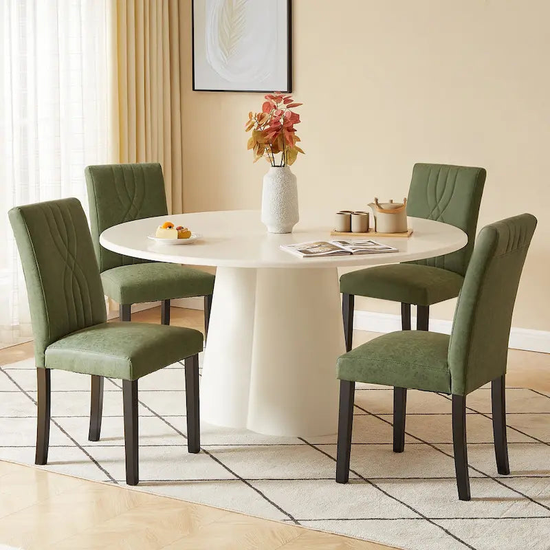 Upholstered Dining Chairs Set of 2/4/6, Fabric Dining Room Kitchen Side Chair, Parson Dining Chairs