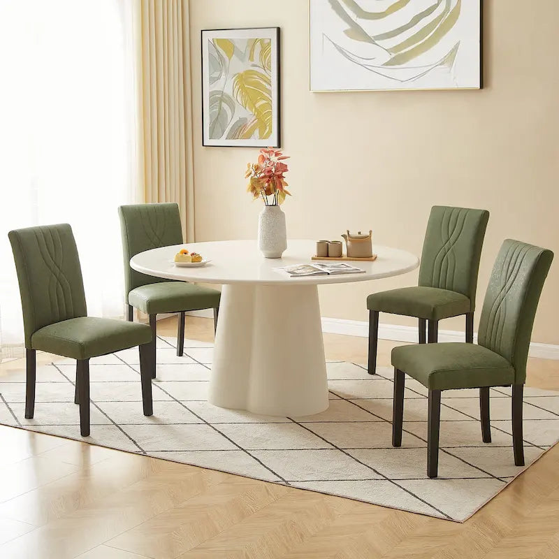 Upholstered Dining Chairs Set of 2/4/6, Fabric Dining Room Kitchen Side Chair, Parson Dining Chairs