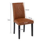 Upholstered Dining Chairs Set of 2/4/6, Fabric Dining Room Kitchen Side Chair, Parson Dining Chairs