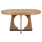 5-Piece Rustic Functional Dining Set, 1 Extendable Table with a 16-inch Leaf and 4 Upholstered Chairs