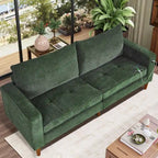 Modern 82.68  Chenille Upholstered Sofa Loveseat Sofa with USB Ports for Living Space
