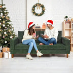Modern 82.68  Chenille Upholstered Sofa Loveseat Sofa with USB Ports for Living Space
