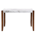 5-Piece Modern Dining Set with Rectangular Table & Chairs