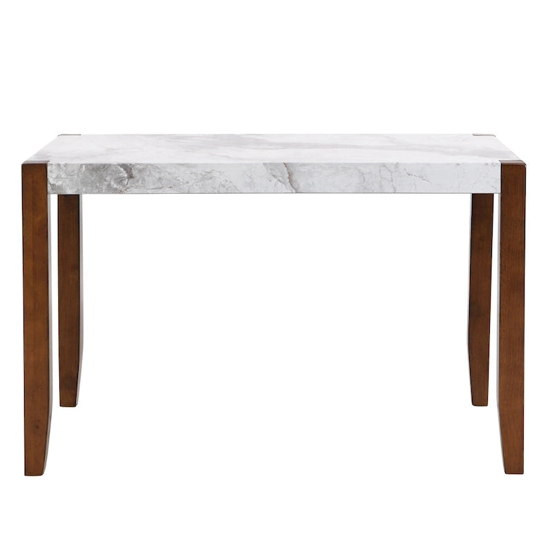 5-Piece Modern Dining Set with Rectangular Table & Chairs