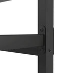 Black Metal Queen Size Platform Bed Frame with Headboard and Footboard, Sturdy Construction, No Box Spring Needed, Queen