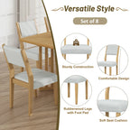 9-Piece Farmhouse Dining Set with Extendable Table & 8 Chairs