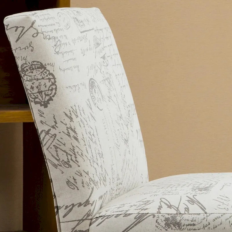 Modern 25.5 Upholstered Accent Chair with Wood Legs for Living Room