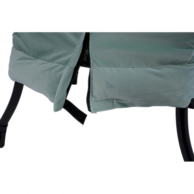 Green 22.35 Tufted Lounge Chair with Side Pocket
