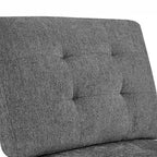 Grey 116 L-Shaped 6-Seat Sofa with Chairs and Storage