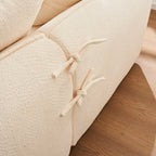 106.3 Oversized L-Shaped 3-Seat Sofa with Chaise and 4 Pillows