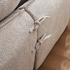 106.3 Oversized L-Shaped 3-Seat Sofa with Chaise and 4 Pillows