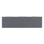 57 Modern Console Table with Three Drawers and Unique Leg Design for Entryway, Hallway, Living Room