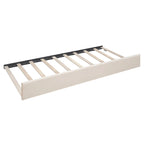 Full Velvet Daybed with Trundle & Wood Slats