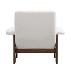 Mid-Century Accent Chair with Ottoman
