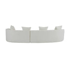 Christopher Knight Home - Linda Fabric Curved Sectional Sofa