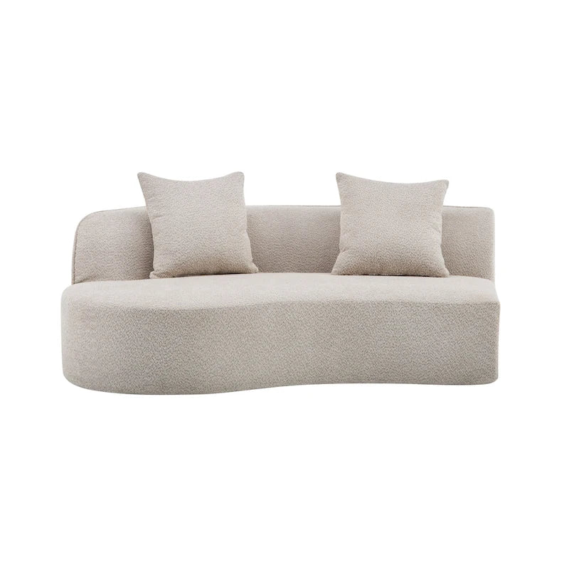 Christopher Knight Home - Linda Fabric Curved Sectional Sofa