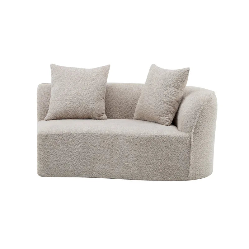 Christopher Knight Home - Linda Fabric Curved Sectional Sofa