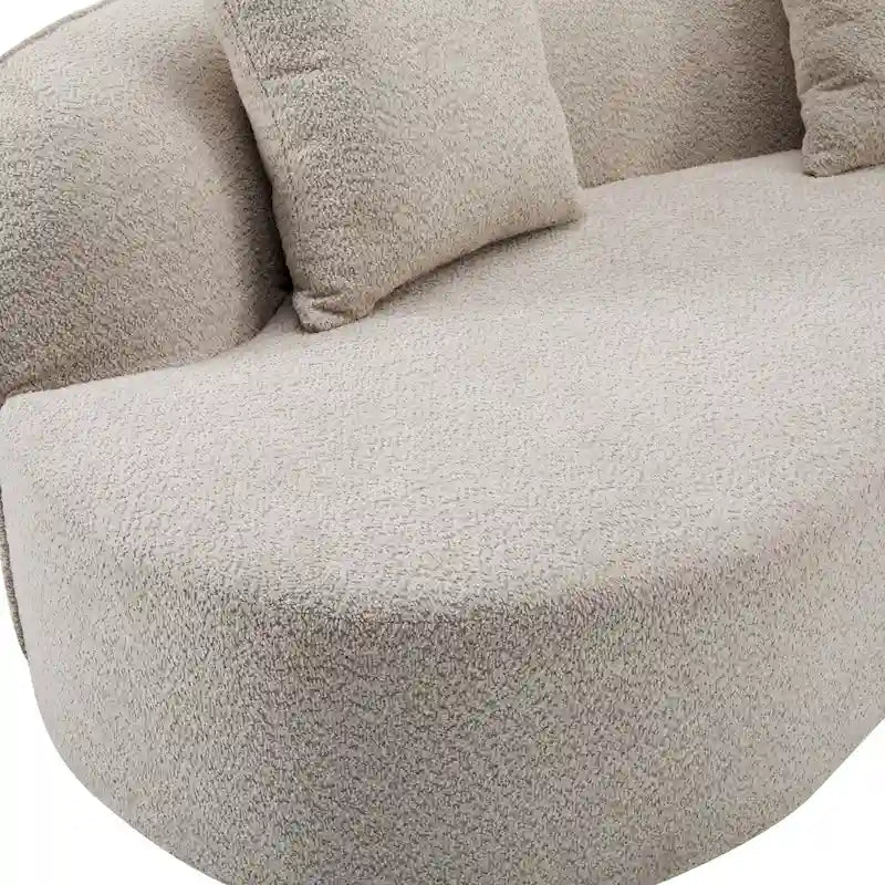 Christopher Knight Home - Linda Fabric Curved Sectional Sofa