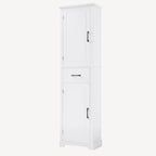 Tall Freestanding Bathroom Storage Cabinet with 2 Doors and 1 Drawer