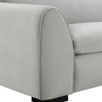 Furniture of America Corwin Modern Bench Style Sofa with OEKO TEX Certified Fabric