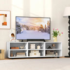 Gymax TV Cabinet for 50-Inch TV 42 TV Stand w/ 3 Adjustable Shelves