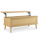 Chelsea Square Teagan Rattan Lift-Top Coffee Table with Storage - 42 x 17