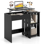Costway Lift Top Computer Desk Standing Desk with Hidden Compartments - See Details