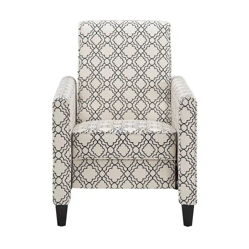 Tabitha Fabric Push Back Recliner by iNSPIRE Q Modern