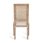 Regan Wood and Cane Upholstered Expandable 7 Piece Dining Set by Christopher Knight Home