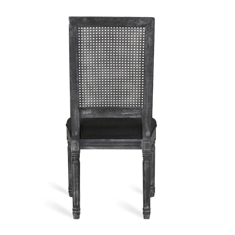 Regan Wood and Cane Upholstered Expandable 7 Piece Dining Set by Christopher Knight Home