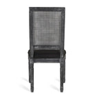 Regan Wood and Cane Upholstered Expandable 7 Piece Dining Set by Christopher Knight Home