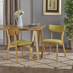 Christopher Knight Home Abrielle Mid-Century Modern Fabric Dining Chair - N/A