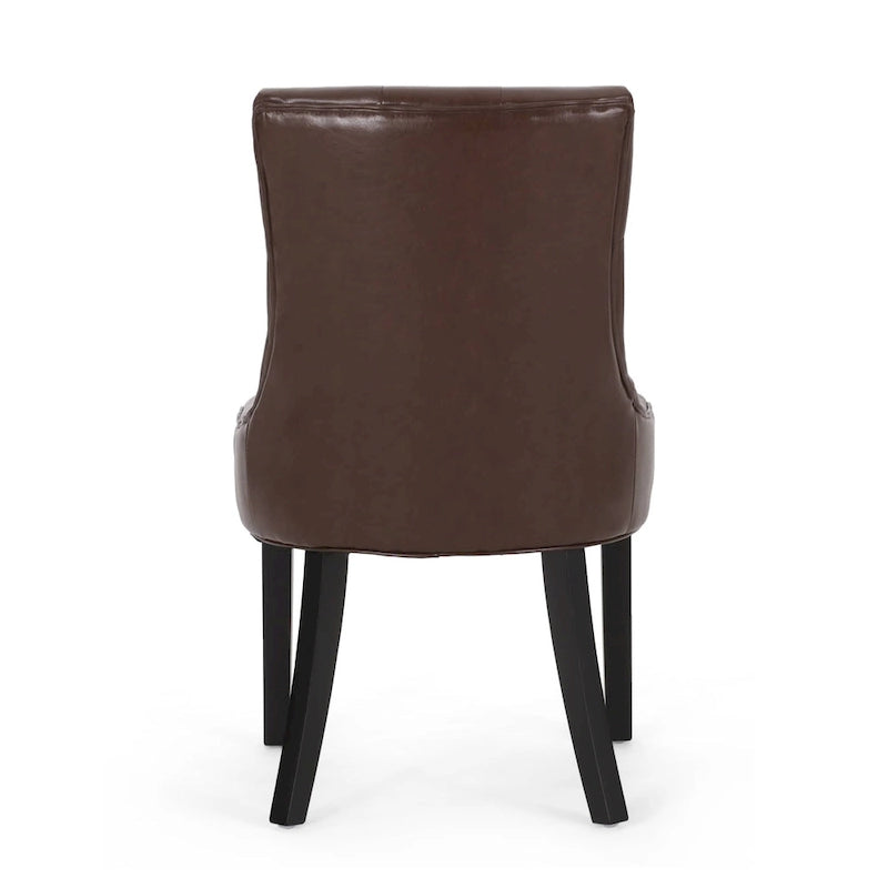 Cheney Tufted Dining Chairs (Set of 4) by Christopher Knight Home