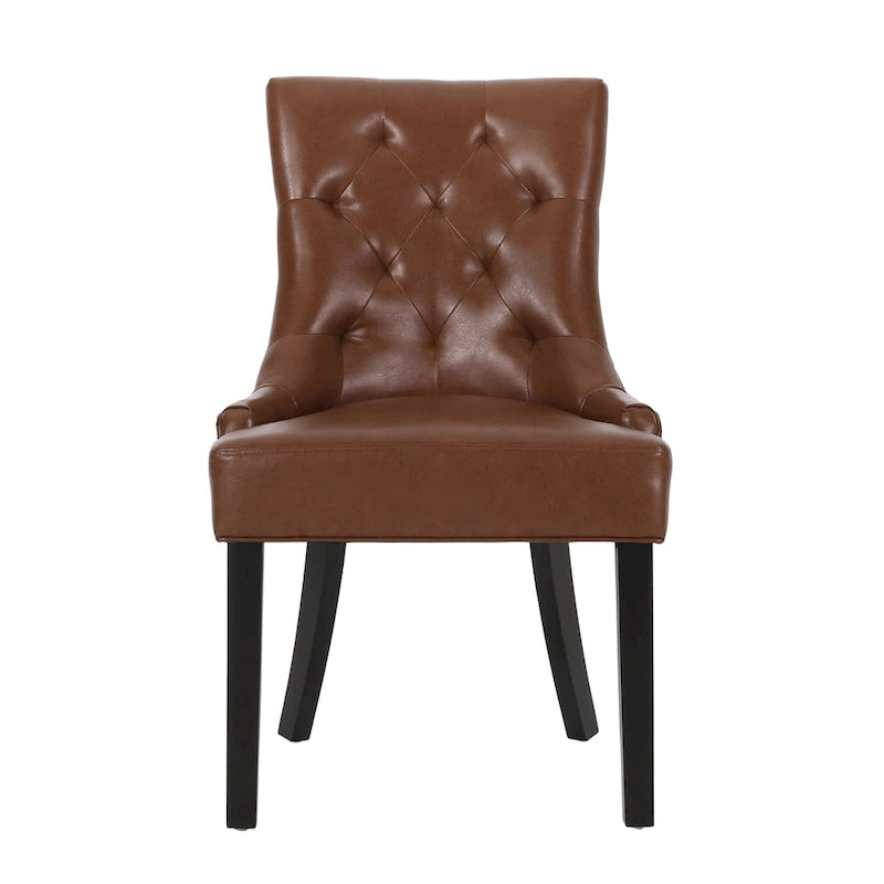 Cheney Tufted Dining Chairs (Set of 4) by Christopher Knight Home
