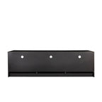 Black Modern Minimalist TV Stand Storage Cabinet 3 Drawers For 80 inch - 16.14 x 70.87 x 20.87