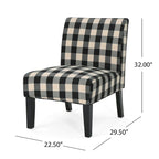 Kassi Contemporary Fabric Slipper Accent Chair by Christopher Knight Home