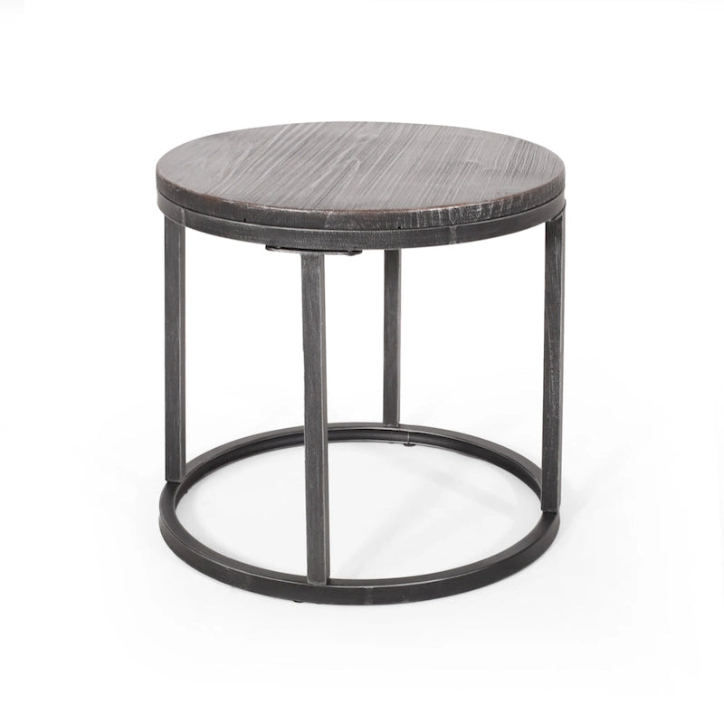 Gerrish Modern Industrial Coffee Table Set by Christopher Knight Home