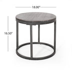 Gerrish Modern Industrial Coffee Table Set by Christopher Knight Home
