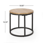 Gerrish Modern Industrial Coffee Table Set by Christopher Knight Home